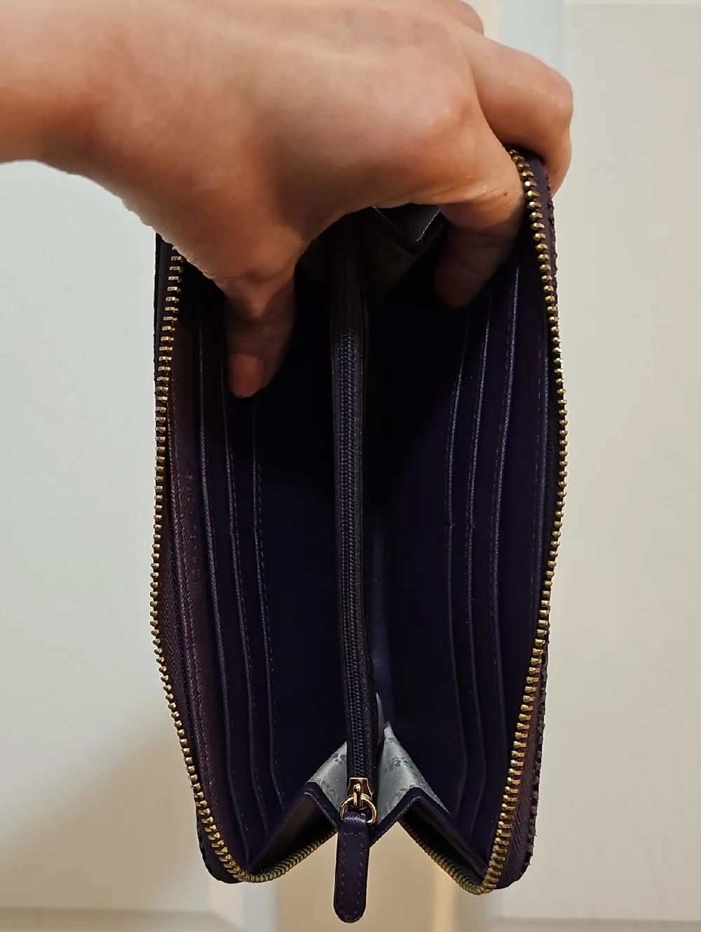 Michael Kors Purple Snakeskin Print Wallet